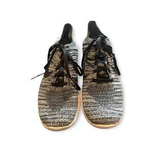 Nike Free RN Flyknit Womens Size 9.5 Gray Athletic Running Shoes Sneakers